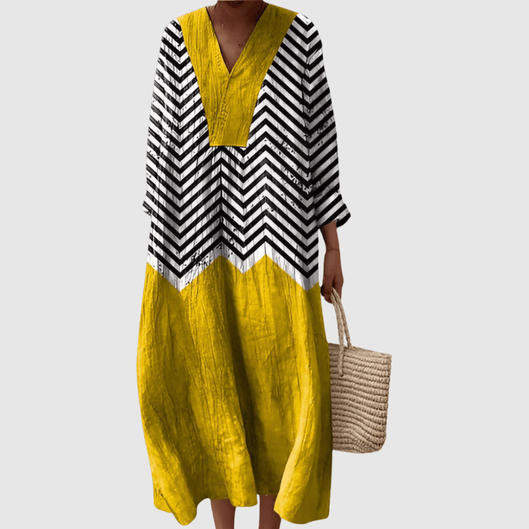 Tessa | Vestido Geométrico