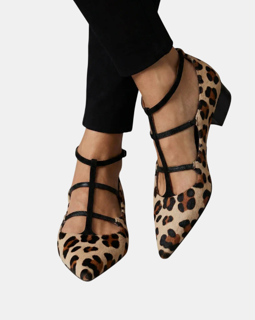 Bridget | Bailarinas Leopardo de Tacón